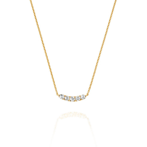 Necklace K18イエローゴールド ダイヤモンド ネックレス EP-313
